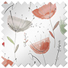 Watercolour Dandelions, Romantic Red - Roller Blind